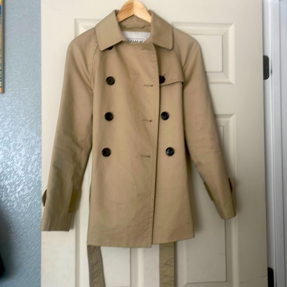 Coach Beige Trench Coat